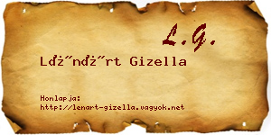 Lénárt Gizella névjegykártya